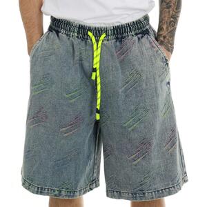 BERMUDA IN DENIM AZZURRO